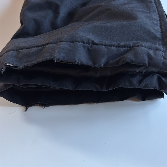 Kids Lands' End Squall Waterproof Insulated Iron Knee Snow Pants Black sz 8 - Picture 4 of 5